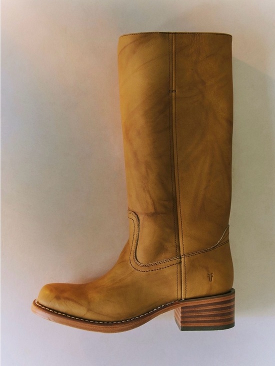 Frye Shoes - Frye campus 14L wide calf boots banana